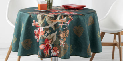 Nappe ronde 1m60 réf T 2215 Polyester Antitache Infroissable