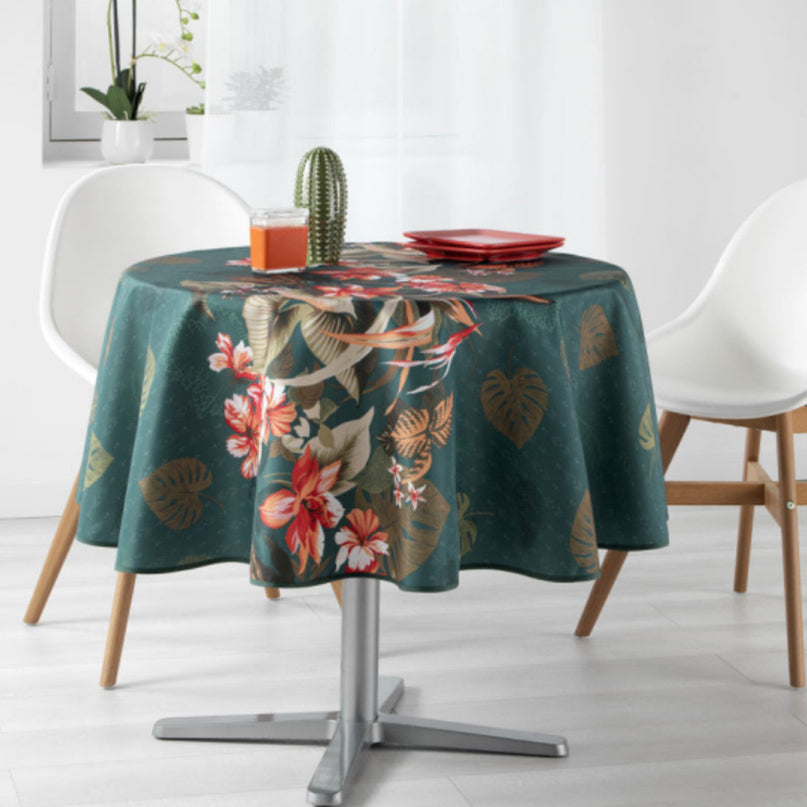 Nappe ronde 1m60 réf T 2215 Polyester Antitache Infroissable