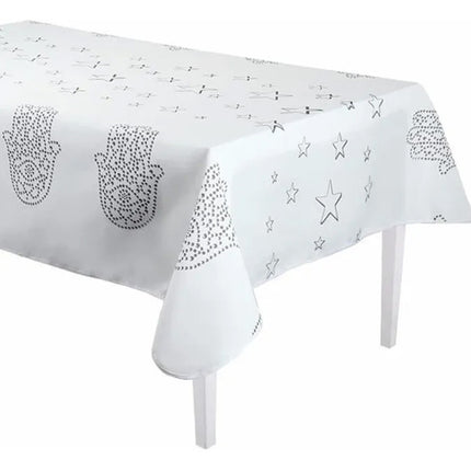 Nappe rectangle 2m40 x 1m50 Main de Fatma Polyester Anti tache Infroissable