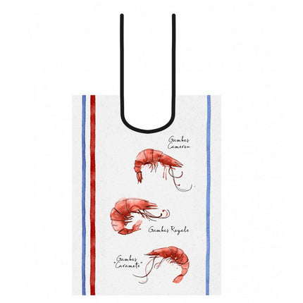 BAVOIR RESTAURANT GAMBAS ECRU COTON ADULTE 45 cm X 60 cm