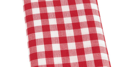 Serviette de table vichy rouge coton 46 cm x 46 cm