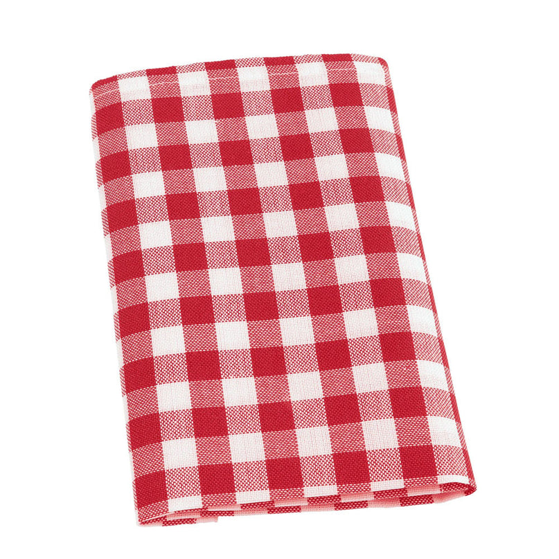 Serviette de table vichy rouge coton 46 cm x 46 cm