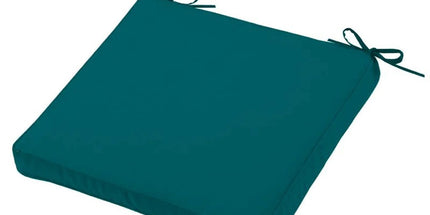 Coussin de chaise HAWAI couleur pétrole 40 x 40 x 5 cm Déhoussable Extérieur Imperméable antitache