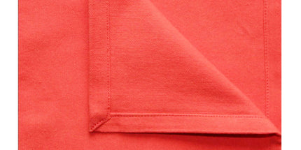 Serviette de table unie nectarine coton 40 cm x 40 cm
