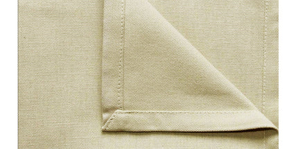 Serviette de table unie ficelle coton 40 cm x 40 cm
