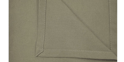 Serviette de table unie gris coton 40 cm x 40 cm