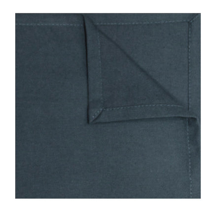 Serviette de table unie marine coton 40 cm x 40 cm