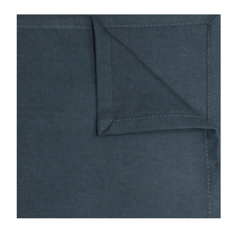 Serviette de table unie marine coton 40 cm x 40 cm