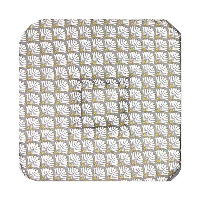 Coussin de chaise à rabats Artchic blanc 36 cm x 36 cm