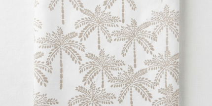 Nappe rectangulaire polyester Cabarita blanc 200x150 cm - pliée
