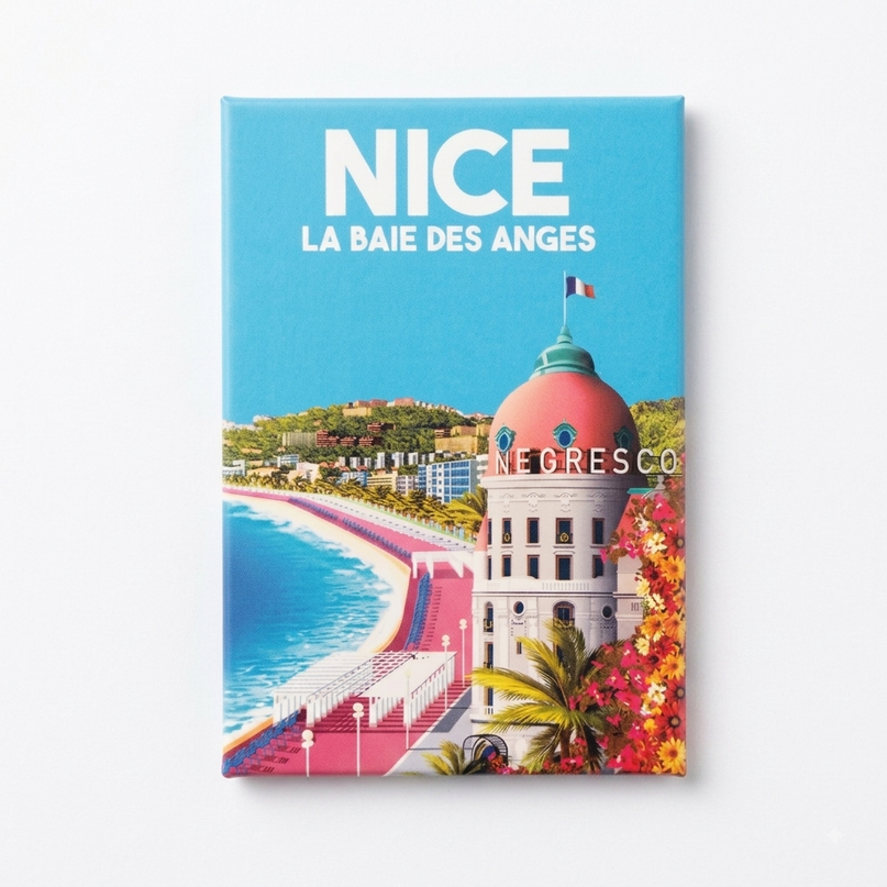 Magnet Nice - La Baie des Anges 8 x 5,5 cm