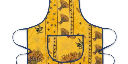 Tablier provençal Bouquet de blé jaune