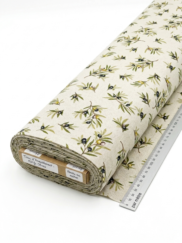 Tissu Tapenade – Qualité Palace – Largeur 160 cm – Vendu au Mètre