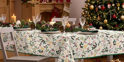 Nappe rectangle polyester antitache infroissable Holly 240 x 150 cm