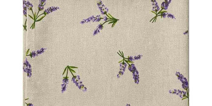 Serviette de table Lavandes Beige 50 x 50 cm Qualité Palace