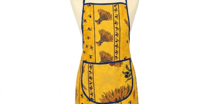 Tablier provençal Bouquet de blé jaune