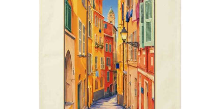 Torchon Le Vieux Nice en coton 50 × 70 cm