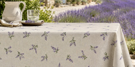 Nappe Rectangle Lavandes 200 x 155 cm Qualité Palace