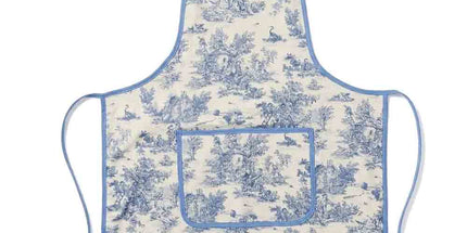 Tablier Mini Pastorale Bleu Coton - Toile de Jouy