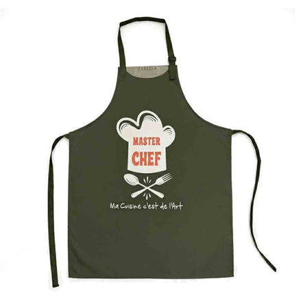 Tablier de Cuisine Humoristique “Master Chef” – 100% Coton