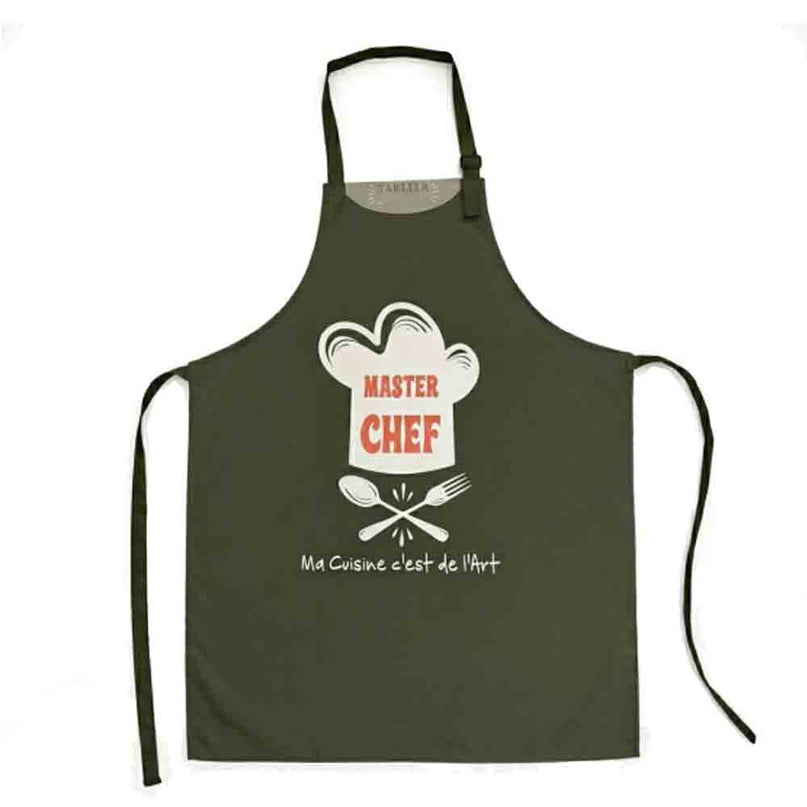 Tablier de Cuisine Humoristique “Master Chef” – 100% Coton