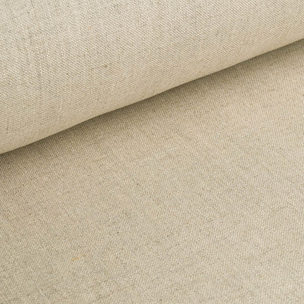 Tissu au mètre polycoton enduit plastifié couleur Lin largeur 140 cm